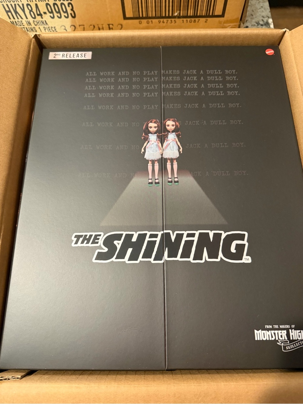 NEW Monster High Skullector The Shinning Grady Twins Re-Release 2pk W/shipper Bx